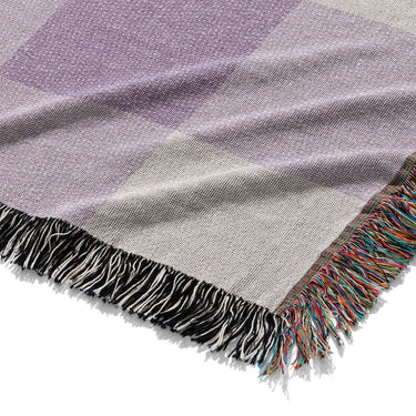Buffalo Plaid Lilac Mockup Woven Detail