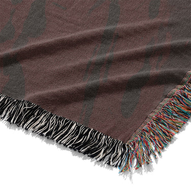 Hurley Splatter Dye Burgandy Mockup Woven Detail