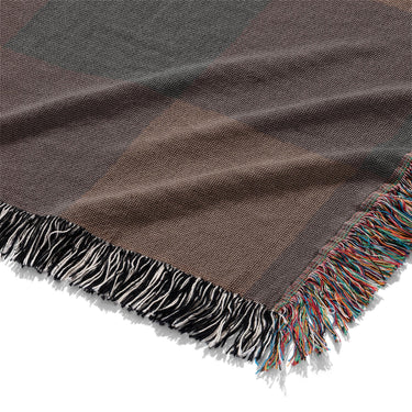 Buffalo Plaid Hickory Brown Mockup Woven Detail