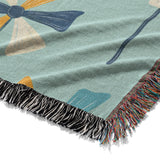 Breezy Pinwheels Mockup Woven Detail