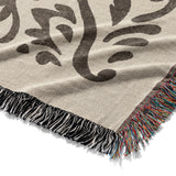 Floranna Ivory & Black Mockup Woven Detail