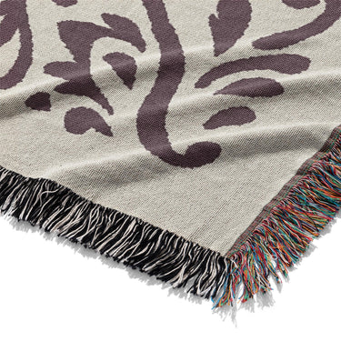 Floranna Ivory & Wine Mockup Woven Detail