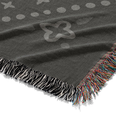 Durand Charcoal Grey Mockup Woven Detail