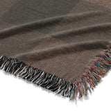 Buffalo Plaid Hickory Brown Mockup Woven Detail