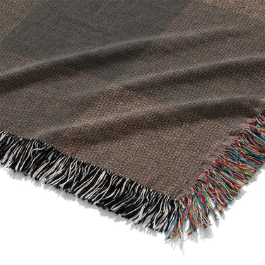 Buffalo Plaid Hickory Brown Mockup Woven Detail