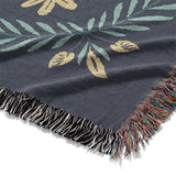 Isabella Navy & Gold Mockup Woven Detail
