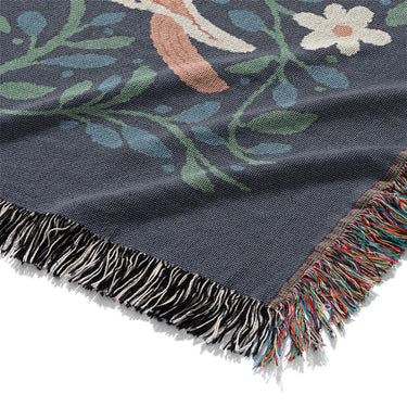 Birds in a Tree Mockup Woven Detail