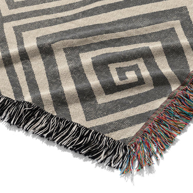 Hoffman Black & Ivory Mockup Woven Detail