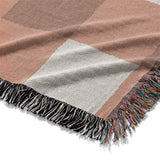 Buffalo Plaid Light Terracotta Mockup Woven Detail