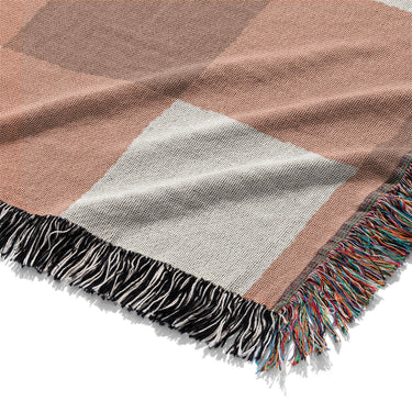 Buffalo Plaid Light Terracotta Mockup Woven Detail