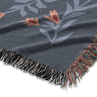 Flamingo Friends Navy Mockup Woven Detail