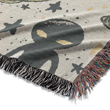 Space Aliens Mockup Woven Detail