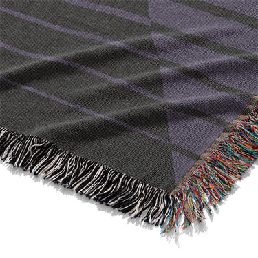 Euclid Black & Purple Mockup Woven Detail