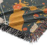 Jason Dark Teal & Orange Mockup Woven Detail