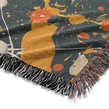 Jason Dark Teal & Orange Mockup Woven Detail