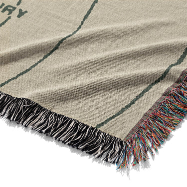 Solar System Taupe & Forest Mockup Woven Detail