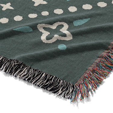 Durand Deep Turquoise Mockup Woven Detail