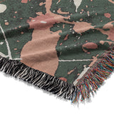 Jason Dark Teal & Orange Mockup Woven Detail