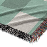 Buffalo Plaid Kelly Green Mockup Woven Detail