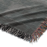 Ruidoso Navy & Burnt Orange Mockup Woven Detail