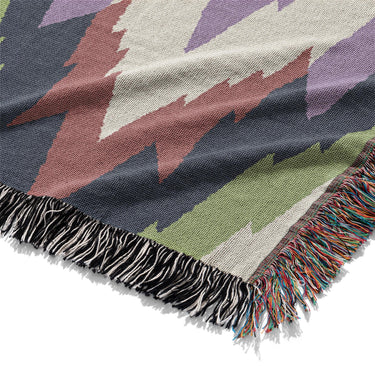 Dyani Eggplant & Matcha Mockup Woven Detail