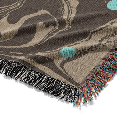 Acid Burn Brown & Carolina Blue Mockup Woven Detail