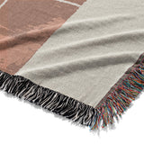 Gordian Navy & Orange Mockup Woven Detail