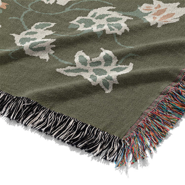 Fenwick Green & Orange Mockup Woven Detail