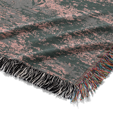 Jonah Teal & Salmon Mockup Woven Detail