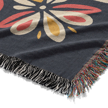 Jasmina Navy Multicolor Mockup Woven Detail