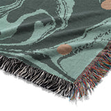 Acid Burn Teal & Orange Mockup Woven Detail