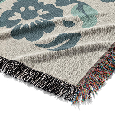 Beryl Teal & Orange Mockup Woven Detail