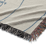 Solar System Blue & Ivory Mockup Woven Detail