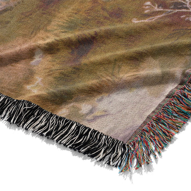 Shoshone Falls of the Great Idaho Snake River by Thomas Moran Mockup Woven Detail