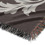 Aubrey Maroon & Light Blue Mockup Woven Detail