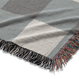 Buffalo Plaid Light Grey Mockup Woven Detail