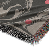 Acid Burn Greige & Infrared Mockup Woven Detail