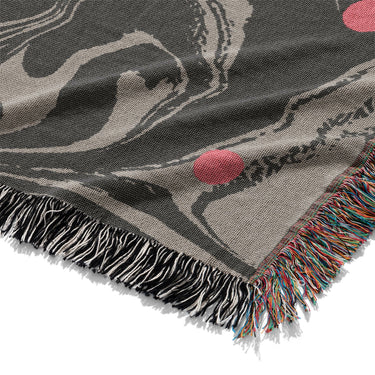 Acid Burn Greige & Infrared Mockup Woven Detail