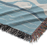 Arctic Penguins Mockup Woven Detail
