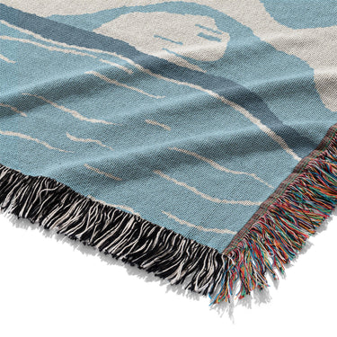 Arctic Penguins Mockup Woven Detail