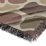 Duck Camo Brown Mockup Woven Detail