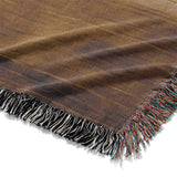 Ruidoso Brown & Orange Mockup Woven Detail