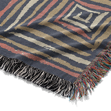 Diego Orange & Navy Mockup Woven Detail