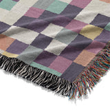 Pixel Mosaic Multicolor Midtone Mockup Woven Detail