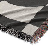 Twyla Checkered Black & White Mockup Woven Detail