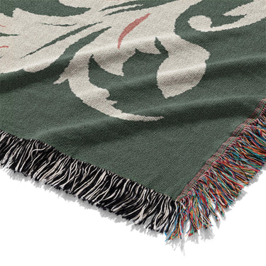 Aubrey Green & Red Mockup Woven Detail