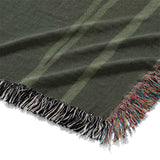 Felix Bleach Dye Olive Green Mockup Woven Detail