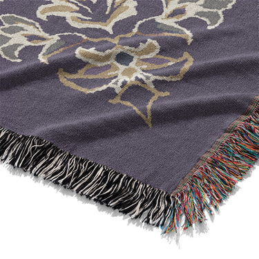 Miriam Navy & Purple Mockup Woven Detail