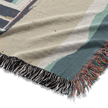 Art Deco Beach Mockup Woven Detail