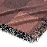 Buffalo Plaid Deep Red Mockup Woven Detail